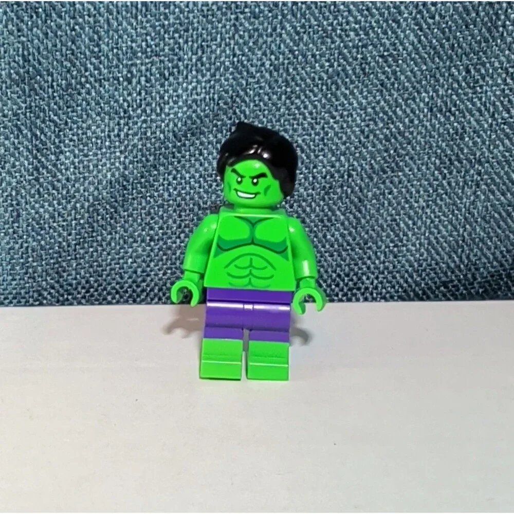 LEGO Hulk Minifigure sh711 Spidey Amazing Friends Marvel Purple Pants Loose